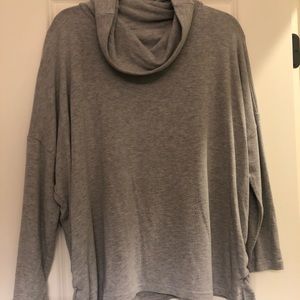 Grey scoop neck sweater